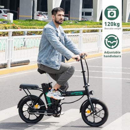 HITWAY Electric Bike E-Bike 8.4Ah Battery Foldable City Bikes.