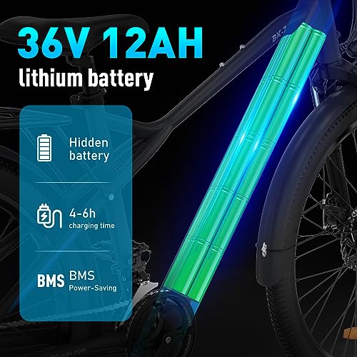 HITWAY Electric Bike for Adults, 26" Ebike.