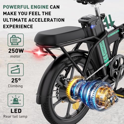 HITWAY Electric Bike E-Bike 8.4Ah Battery Foldable City Bikes.