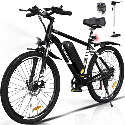 HITWAY Electric Bike E Mountain Bike, 26 * 2.1/4.0 Electric Bicycle.