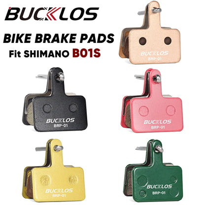 BUCKLOS BRP-01 Disc Brake Pads Resin Semimetallic MTB Hydraulic Brake Pads for SHIMANO B01S B05S Bicycle Brake Pad for M525 M395