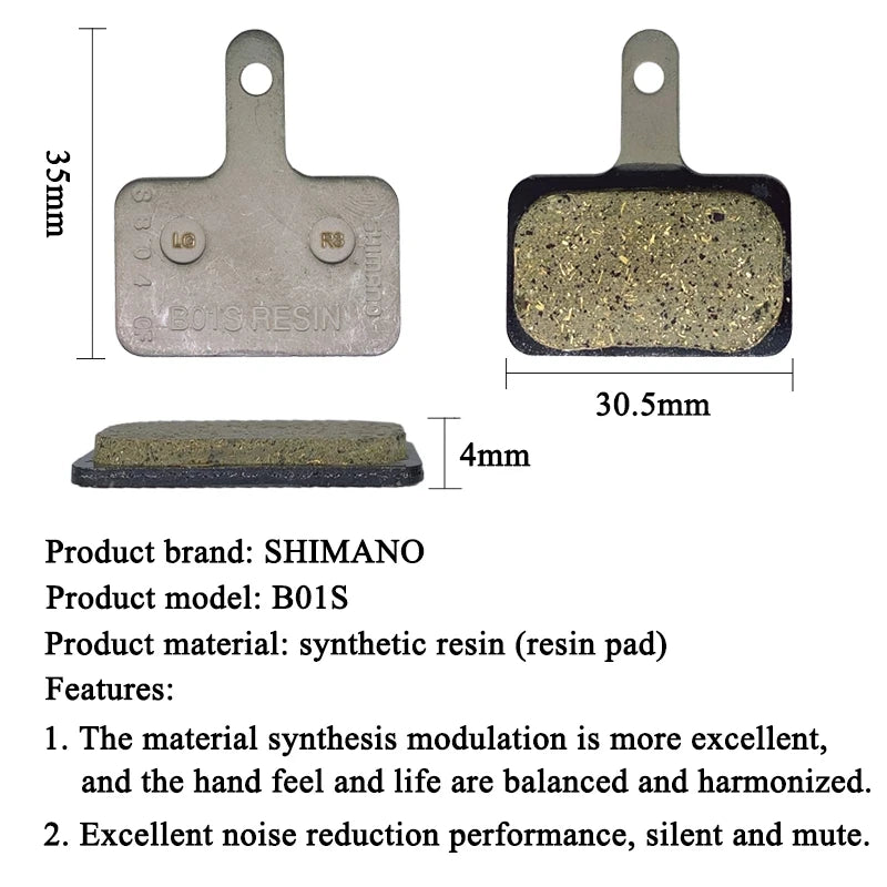 Shimano Brake Pads for Shimano MT200 M355.