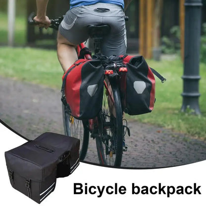 Panniers Bike Bags 25L Rear Rack Bag Water Resistant Bicycle Trunk Bag For Commuting Reflective Trim Mountain Road Electric Bike