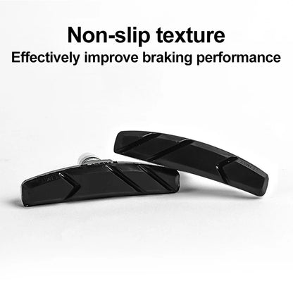 1/2/4/6/10 Pairs MTB Road Bicycle Silent Brake Pads Cycling V Brake Holder Pads Shoes Rubber Blocks Durable Cycling Accessories