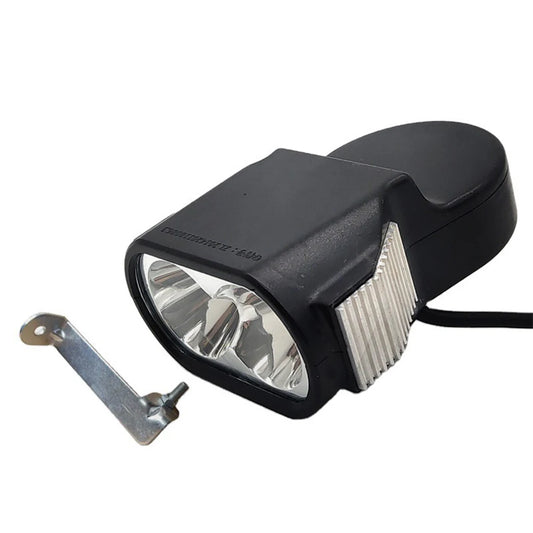 1 Pc 36v 48v 60v Horn Light Electric Scooter E-bike Headlight Led External Cycling Elements Bike Light