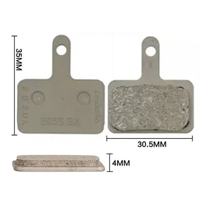 Shimano B05S 1/2 Pairs Resin Pad Bikes Disc Brake Pads for Shimano MT200 M355 M375 M395 M415 M416 M446 M447 M485 M486 M525 M575